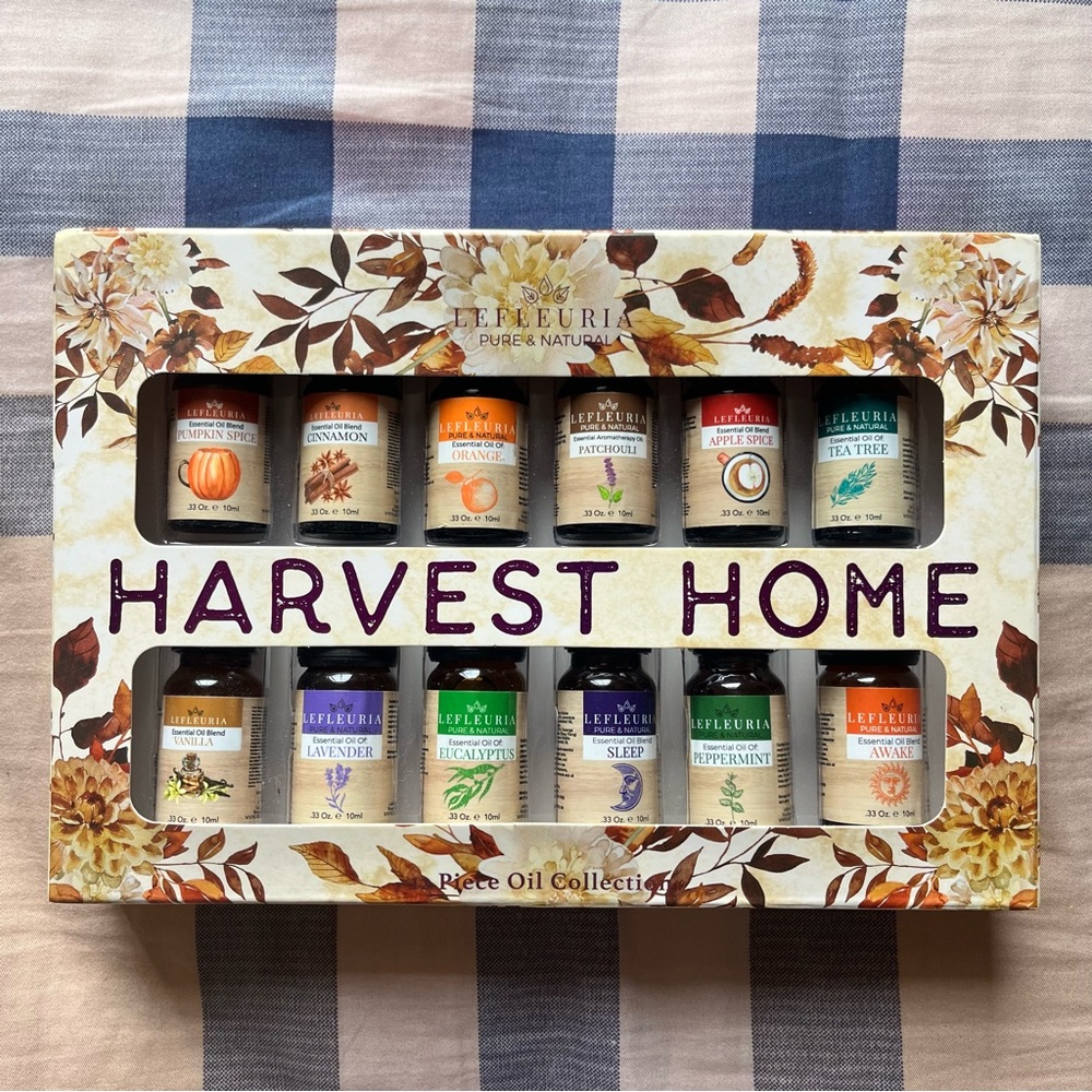 Lefleuria Harvest Home Essential oils collection